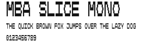 MBA Slice Mono Preview