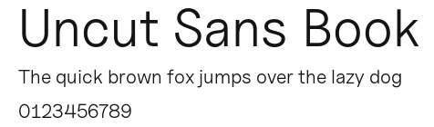 Uncut Sans Book Preview