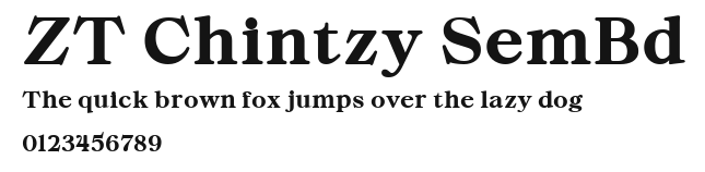 ZT Chintzy SemBd Preview