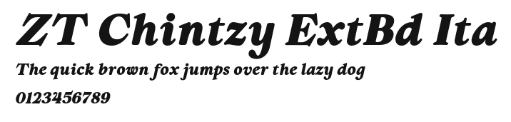 ZT Chintzy ExtBd Ita Preview