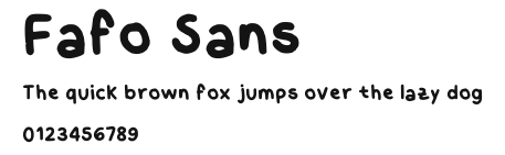 Fafo Sans Preview