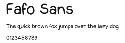 Fafo Sans Preview