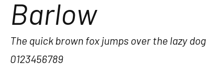 Barlow Preview