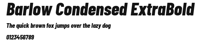 Barlow Condensed ExtraBold Preview