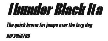 Thunder Black Ita Preview