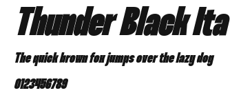 Thunder Black Ita Preview