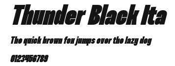 Thunder Black Ita Preview
