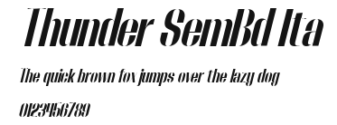 Thunder SemBd Ita Preview