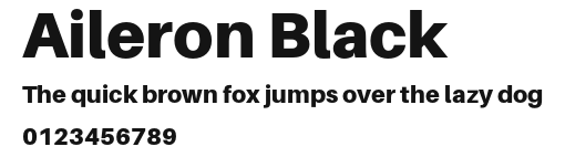 Aileron Black Preview