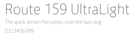 Route 159 UltraLight Preview