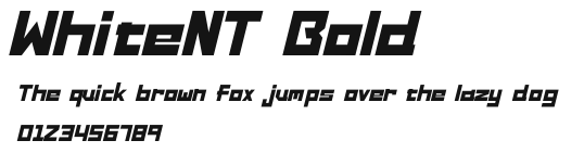 WhiteNT Bold Preview