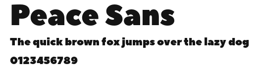 Peace Sans Preview