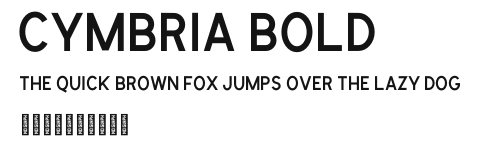 Cymbria Bold Preview