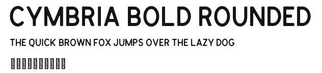 Cymbria Bold Rounded Preview