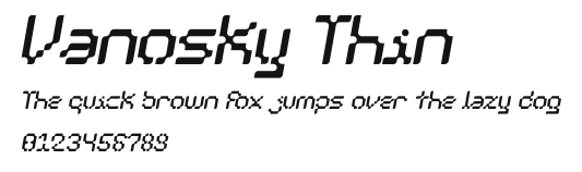 Vanosky Thin Preview