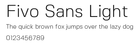 Fivo Sans Light Preview