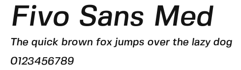 Fivo Sans Med Preview