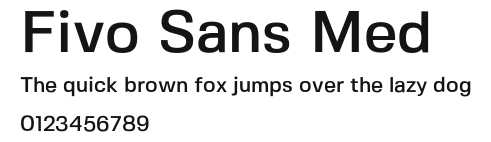Fivo Sans Med Preview