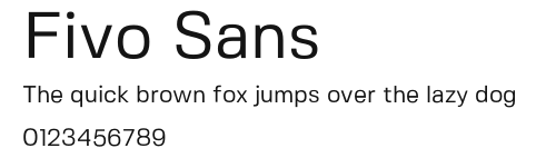Fivo Sans Preview