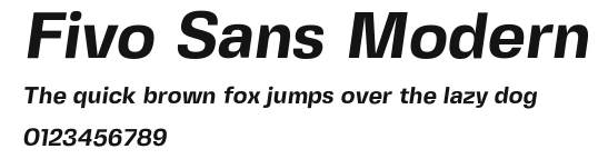 Fivo Sans Modern Preview
