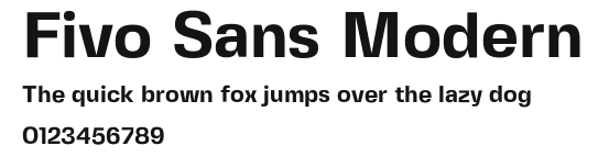 Fivo Sans Modern Preview