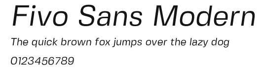 Fivo Sans Modern Preview