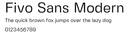 Fivo Sans Modern Preview