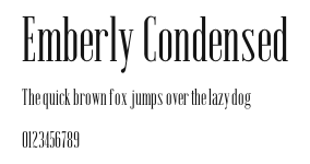 Emberly Condensed Preview