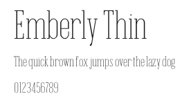 Emberly Thin Preview