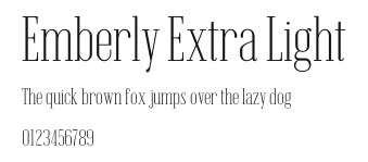 Emberly Extra Light Preview