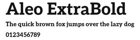 Aleo ExtraBold Preview