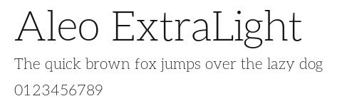Aleo ExtraLight Preview