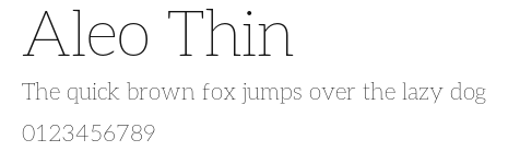 Aleo Thin Preview