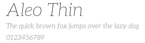 Aleo Thin Preview