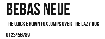 Bebas Neue Preview