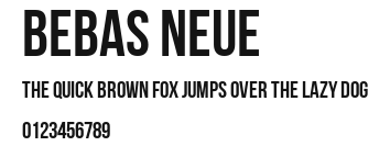 Bebas Neue Preview