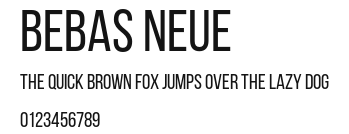 Bebas Neue Preview