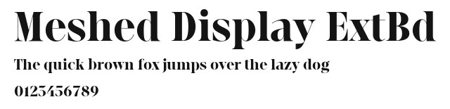 Meshed Display ExtBd Preview