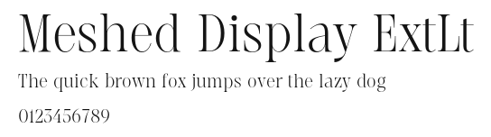 Meshed Display ExtLt Preview