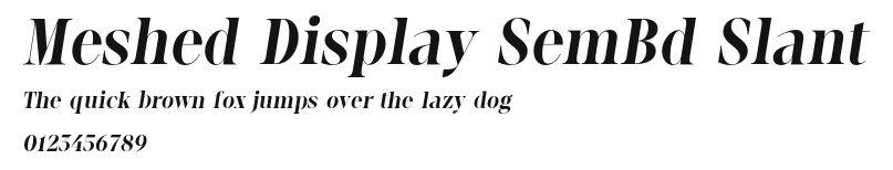 Meshed Display SemBd Slant Preview