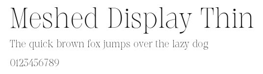 Meshed Display Thin Preview