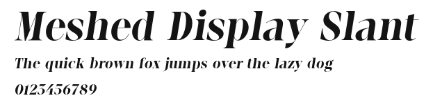 Meshed Display Slant Preview