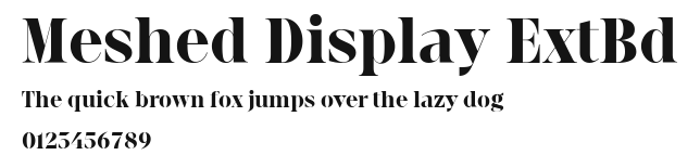 Meshed Display ExtBd Preview