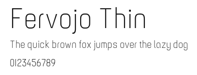 Fervojo Thin Preview