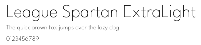 League Spartan ExtraLight Preview