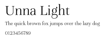Unna Light Preview
