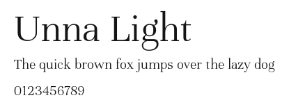 Unna Light Preview