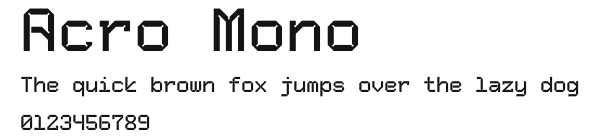Acro Mono Preview
