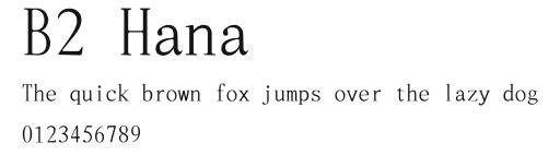 B2 Hana Preview