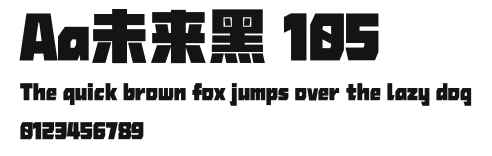 Aa未来黑 105 Preview